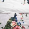 Duvet Cover Set, King Size Pictorial Bedding, Dolce Mela - Peacock