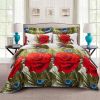Duvet Cover Set, King Size Floral Bedding, Dolce Mela - Romeo