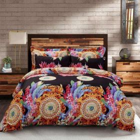 Dolce Mela - Ecstasy, Duvet Cover Set, Queen size Floral Bedding