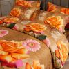 Dolce Mela Eden, Duvet Cover Set, Luxury Floral Bedding, 6 pc Queen