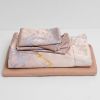 Queen Size Duvet Cover Set Jacquard Top & 100% Cotton Inside