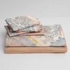 Elegant Queen Size Duvet Cover Set Jacquard Top & 100% Cotton Inside