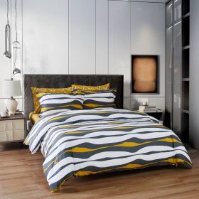 Moco by Dolce Mela, Duvet Cover Set, Cotton Bedding - 6 pc Queen