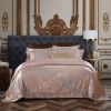 Queen Size Duvet Cover Set Jacquard Top & 100% Cotton Inside