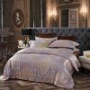 Perugia by Dolce Mela - 6 Pieces Luxury Jacquard Queen Size Duvet Cover Set
