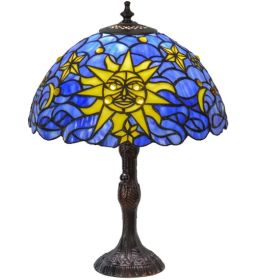 16.5" High Sun; Moon & Stars Table Lamp