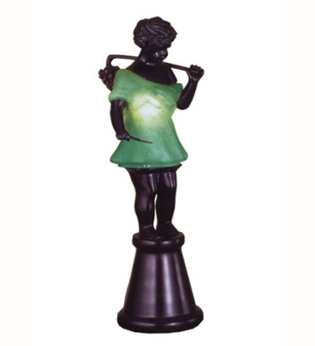 15.5H Silhouette Bacchus Boy Accent Lamp