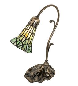 15 High Stained Glass Pond Lily Accent Lamp