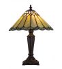 15.5"H Carousel Jadestone Accent Lamp