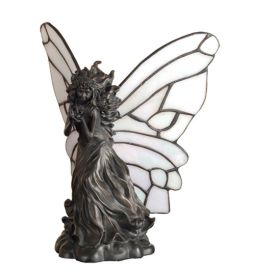8" High Fairy Holding Ladybug Accent Lamp