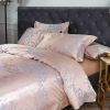 Queen Size Duvet Cover Set Jacquard Top & 100% Cotton Inside
