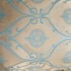 Queen Size Duvet Cover Set Jacquard Top & 100% Cotton Inside Blue/Gold