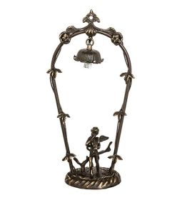 19" High Cherub With Violin Mini Lamp