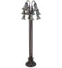 63 High Stained Glass Pond Lily 12 Light Floor Lamp