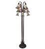 63 High Stained Glass Pond Lily 12 Light Floor Lamp