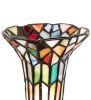 63 High Stained Glass Pond Lily 12 Light Floor Lamp