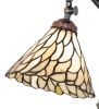 20" High Willow Jadestone Bridge Arm Table Lamp