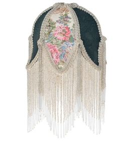 7" Wide Tulip W/Fringe Fabric Shade