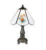 11.5"H Rose Bouquet Mini Lamp