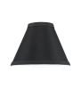 7"W X 5"H Faille Black Shade