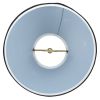 7"W X 5"H Faille Black Shade