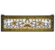 33W X 10H Fairytale Transom Stained Glass Window