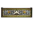 33W X 10H Fairytale Transom Stained Glass Window