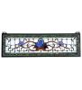 33"W X 10"H Fairytale Transom Stained Glass Window