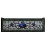 33"W X 10"H Fairytale Transom Stained Glass Window