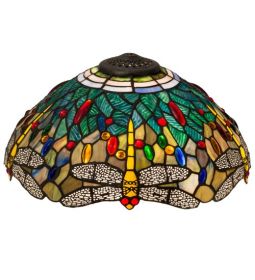 16"W Tiffany Hanginghead Dragonfly Shade