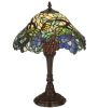 18.5"H Spiral Grape Accent Lamp