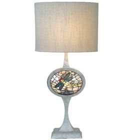 31.5"H Cameo Dragonfly Lighted Base Table Lamp