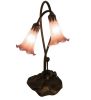 16" High Lavender Pond Lily 2 LT Accent Lamp