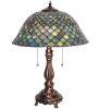 22" High Tiffany Fishscale Table Lamp