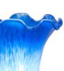 7" High Blue Tiffany Pond Lily Victorian Mini Lamp