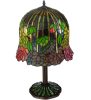 23"H Tiffany Honey Locust Base Table Lamp