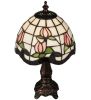 12" High Roseborder Mini Lamp