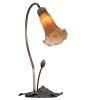 16 High Amber Tiffany Pond Lily Accent Lamp
