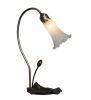 16 High White Tiffany Pond Lily Accent Lamp