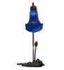 16 High Blue Tiffany Pond Lily Accent Lamp