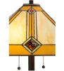 62"H Diamond Mission Floor Lamp