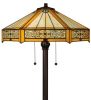 62"H Peaches Floor Lamp