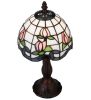 14" High Roseborder Mini Lamp