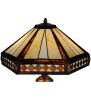 26.5"H Diamond Band Mission Table Lamp