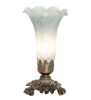 8 High Gray Tiffany Pond Lily Accent Lamp