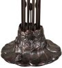 24"H Pink Pond Lily 10 LT Table Lamp