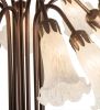 22"H White Pond Lily 10 LT Table Lamp