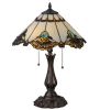21"H Shell with Jewels Table Lamp