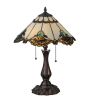 21"H Shell with Jewels Table Lamp
