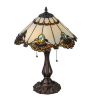 21"H Shell with Jewels Table Lamp